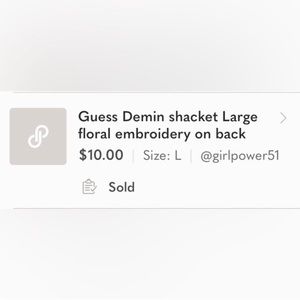 Girlpower51 Guess denim Shacket